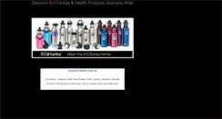 Desktop Screenshot of ecotankas.com.au