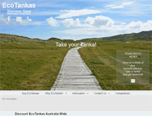 Tablet Screenshot of ecotankas.com.au